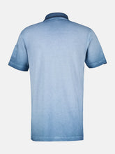 Load image into Gallery viewer, Lerros blue pique polo
