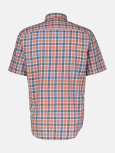 Load image into Gallery viewer, Lerros red short sleeve check shirt
