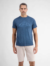 Load image into Gallery viewer, Lerros mid blue t-shirt
