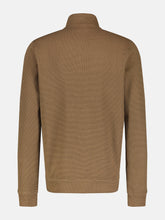 Load image into Gallery viewer, Lerros beige 1/4 zip long sleeve polo
