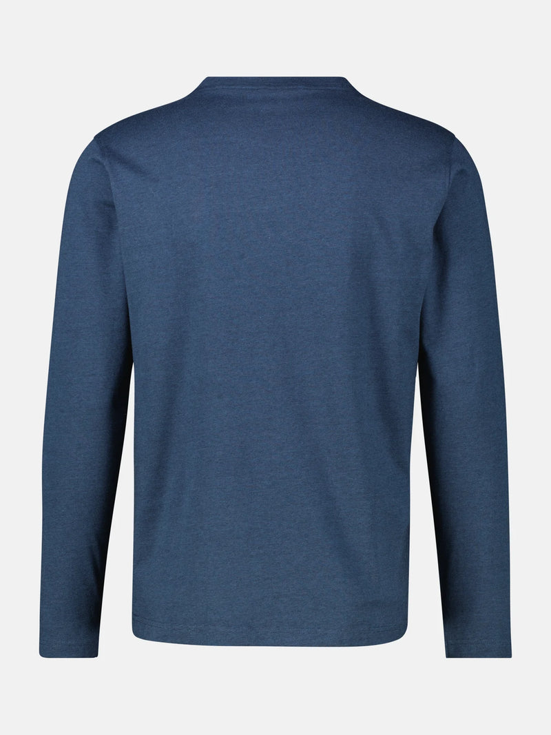 Lerros navy grandad style sweatshirt
