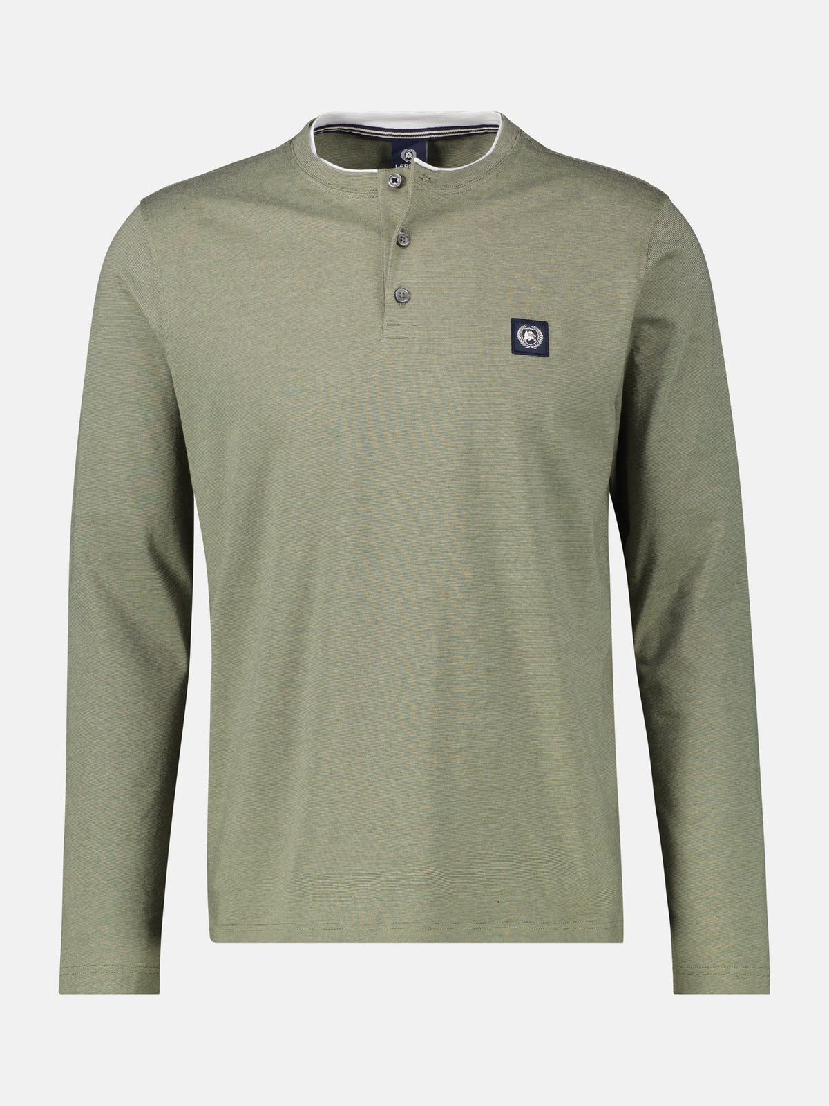 Lerros green grandad style sweatshirt