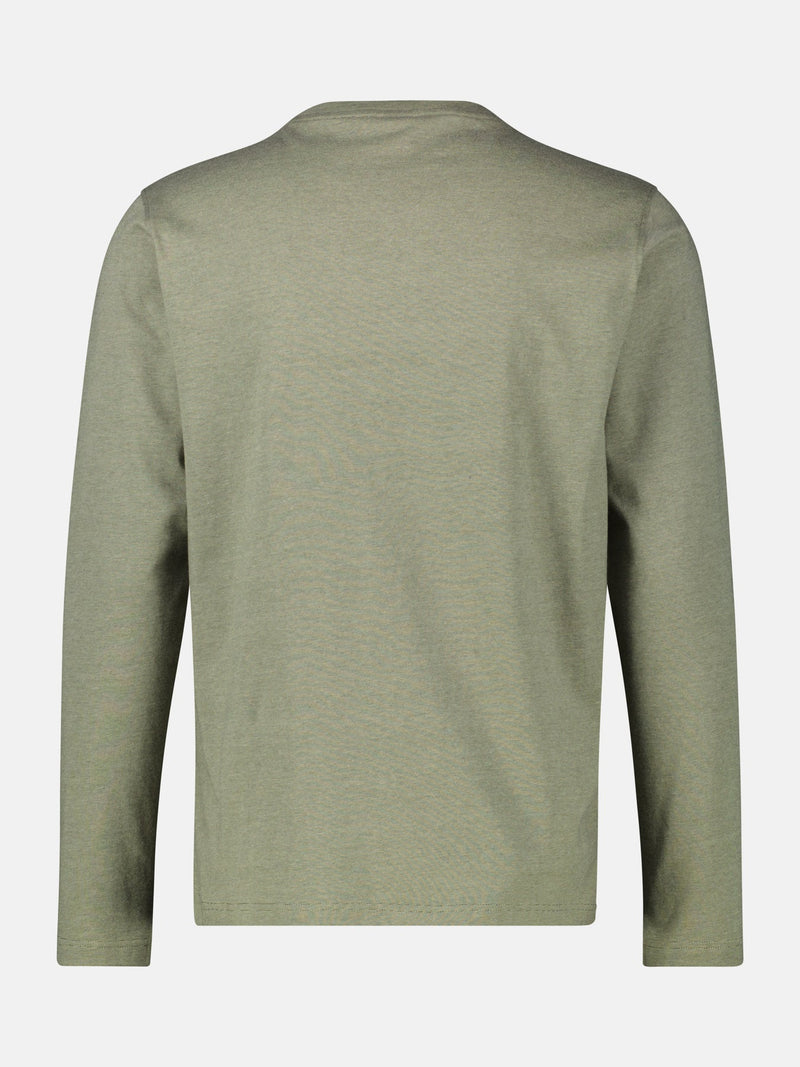 Lerros green grandad style sweashirt