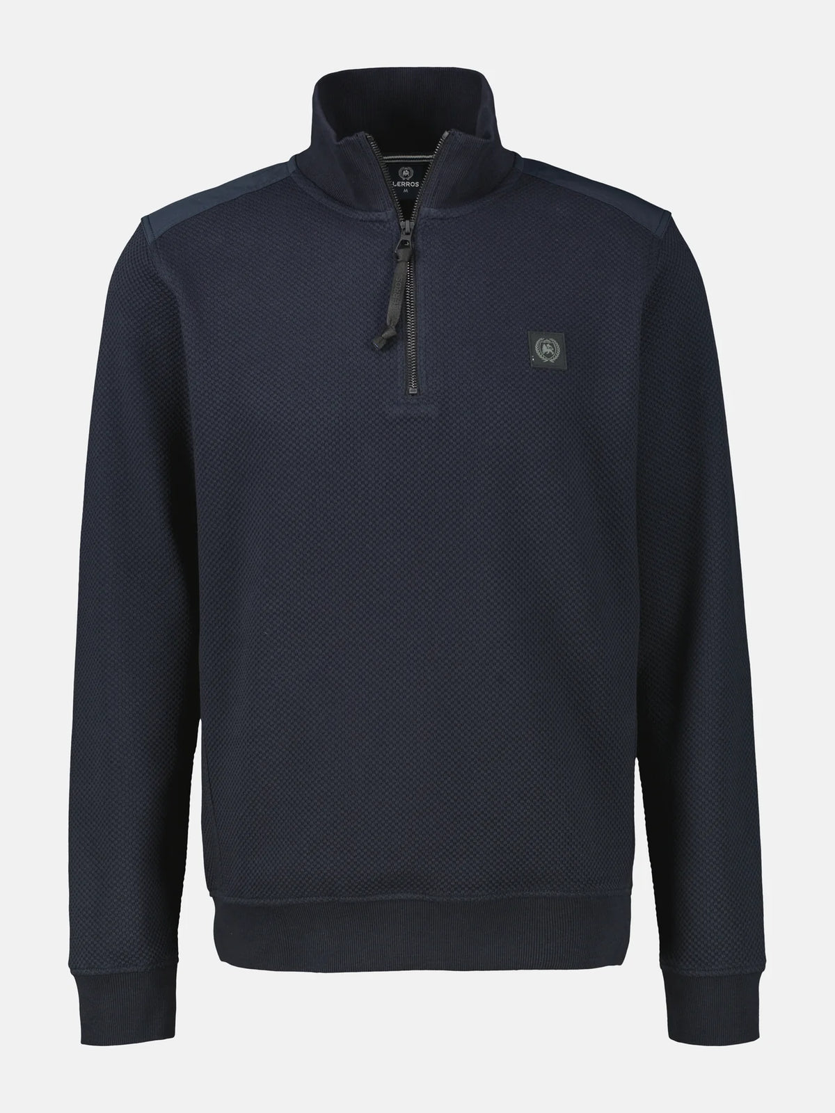 Lerros navy long sleeve polo sweatshirt