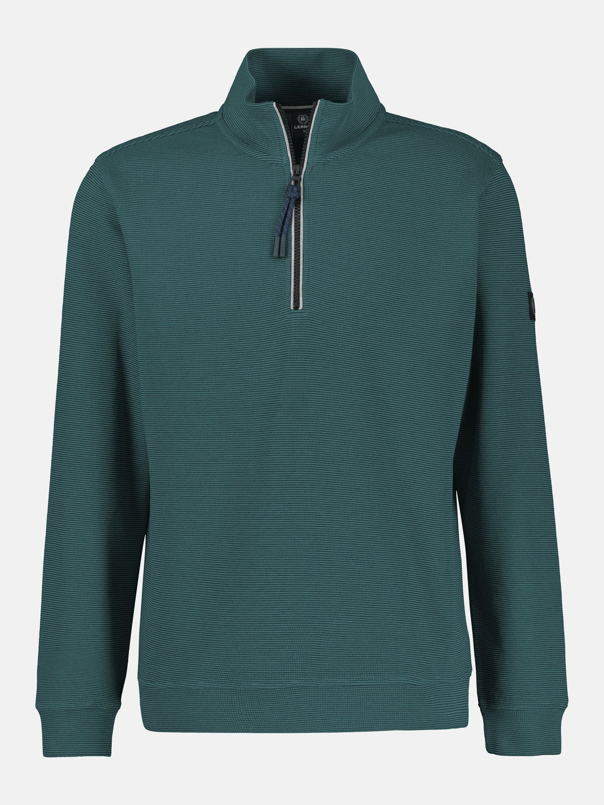 Lerros green 1/ zip polo sweatshirt