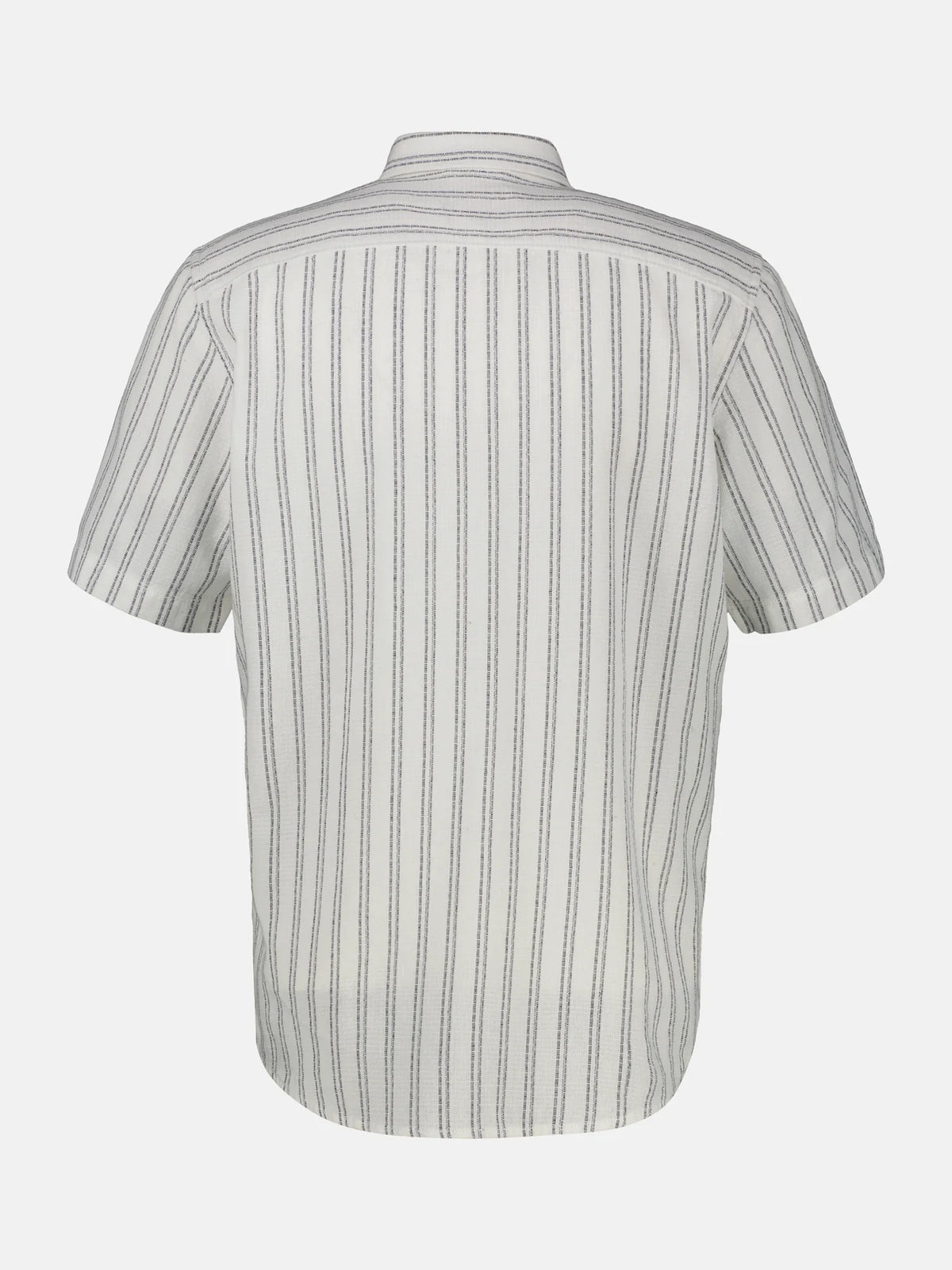 Lerros white striped short sleeve shirt