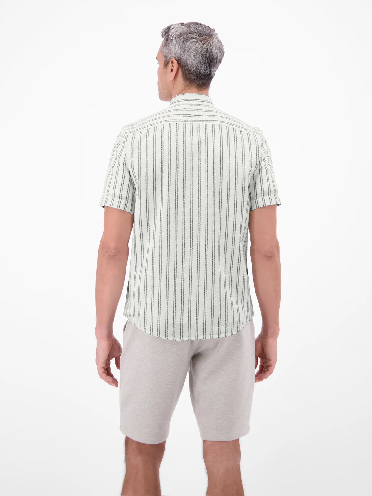 Lerros striped white short sleeve shirt
