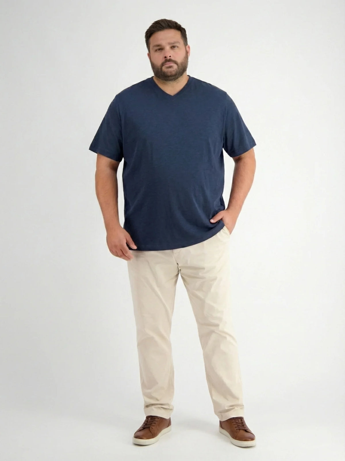 Lerros navy Christy Moore style t-shirt