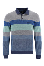 Load image into Gallery viewer, Hajo navy striped sweatshirt
