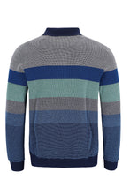 Load image into Gallery viewer, Hajo navy striped sweatshirt
