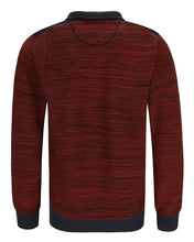 Load image into Gallery viewer, Hajo dark red long sleeve polo
