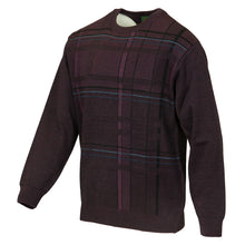 Load image into Gallery viewer, Swallow round neck purple jumper
