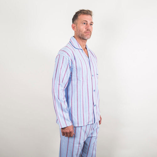 Somax 100% cotton red striped pyjamas