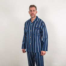 Load image into Gallery viewer, Somax 100% cotton blue striped pyjamas
