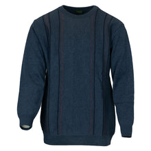 Load image into Gallery viewer, Swallow blue round neck jumper
