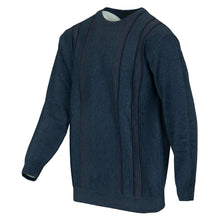 Load image into Gallery viewer, Swallow blue round neck jumper
