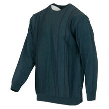 Load image into Gallery viewer, Swallow teal green round neck jumper
