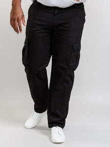 D555 black combat trousers