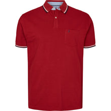 Load image into Gallery viewer, North 56.4 red pique polo
