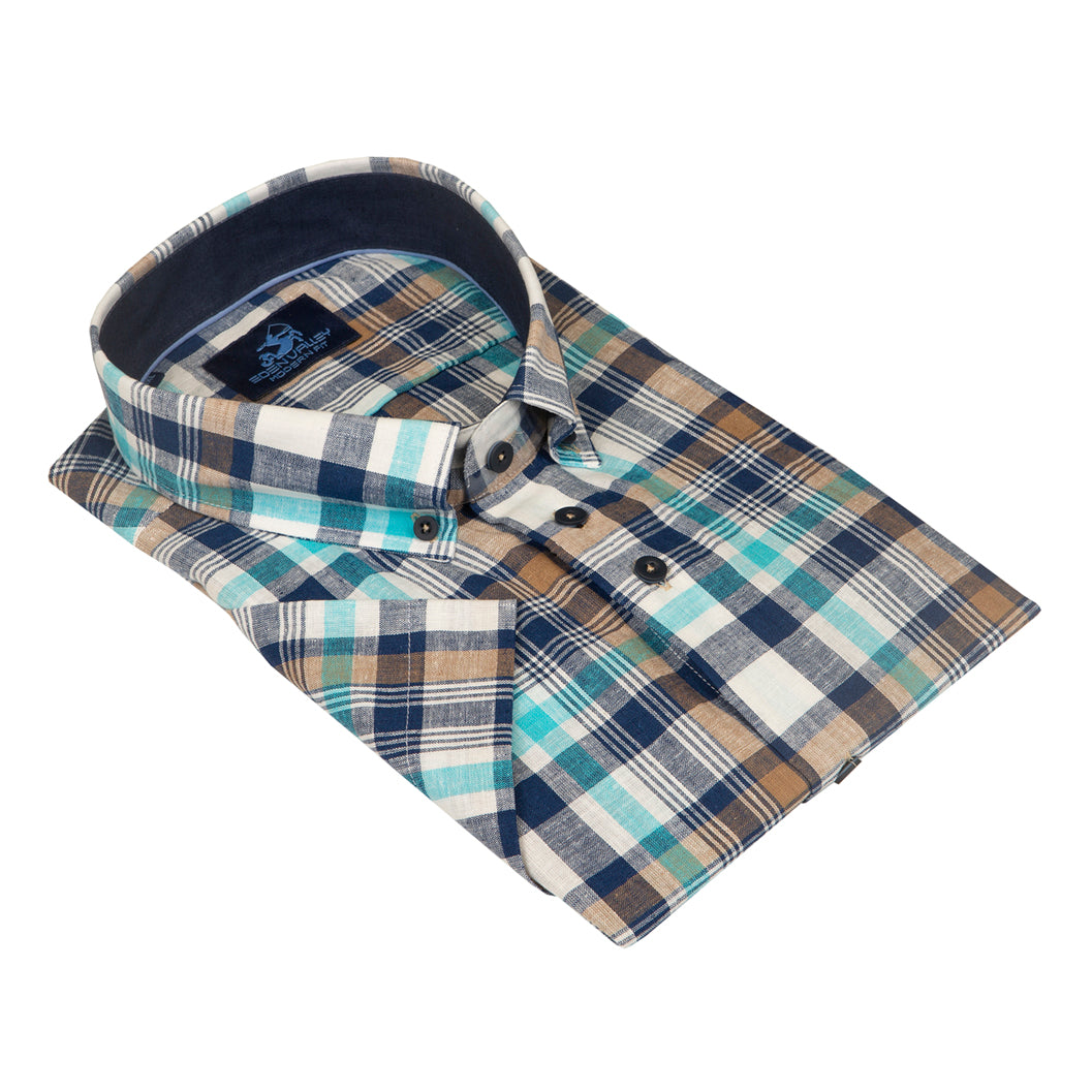 Eden Valley turquoise short sleeve shirt