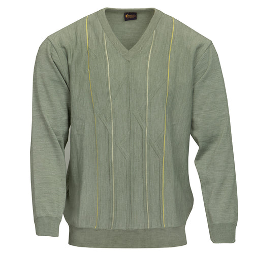 Gabicci light green V-Neck jumper