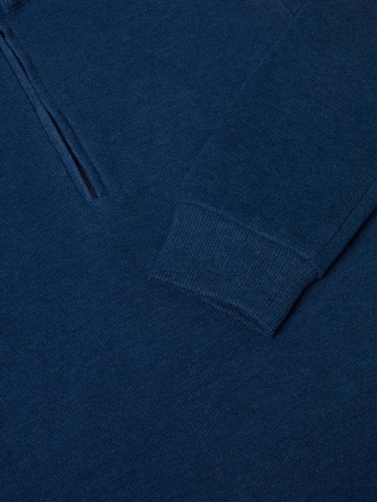 Drifter blue half zip sweashirt