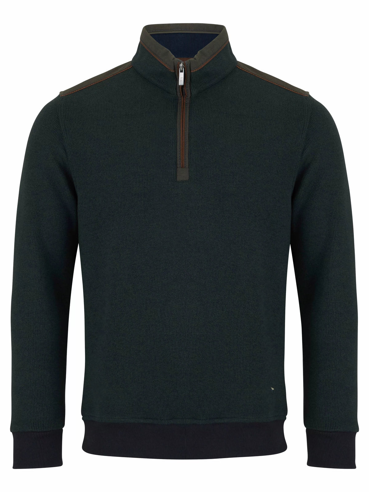 Drifter dark green long sleeve polo sweatshirt