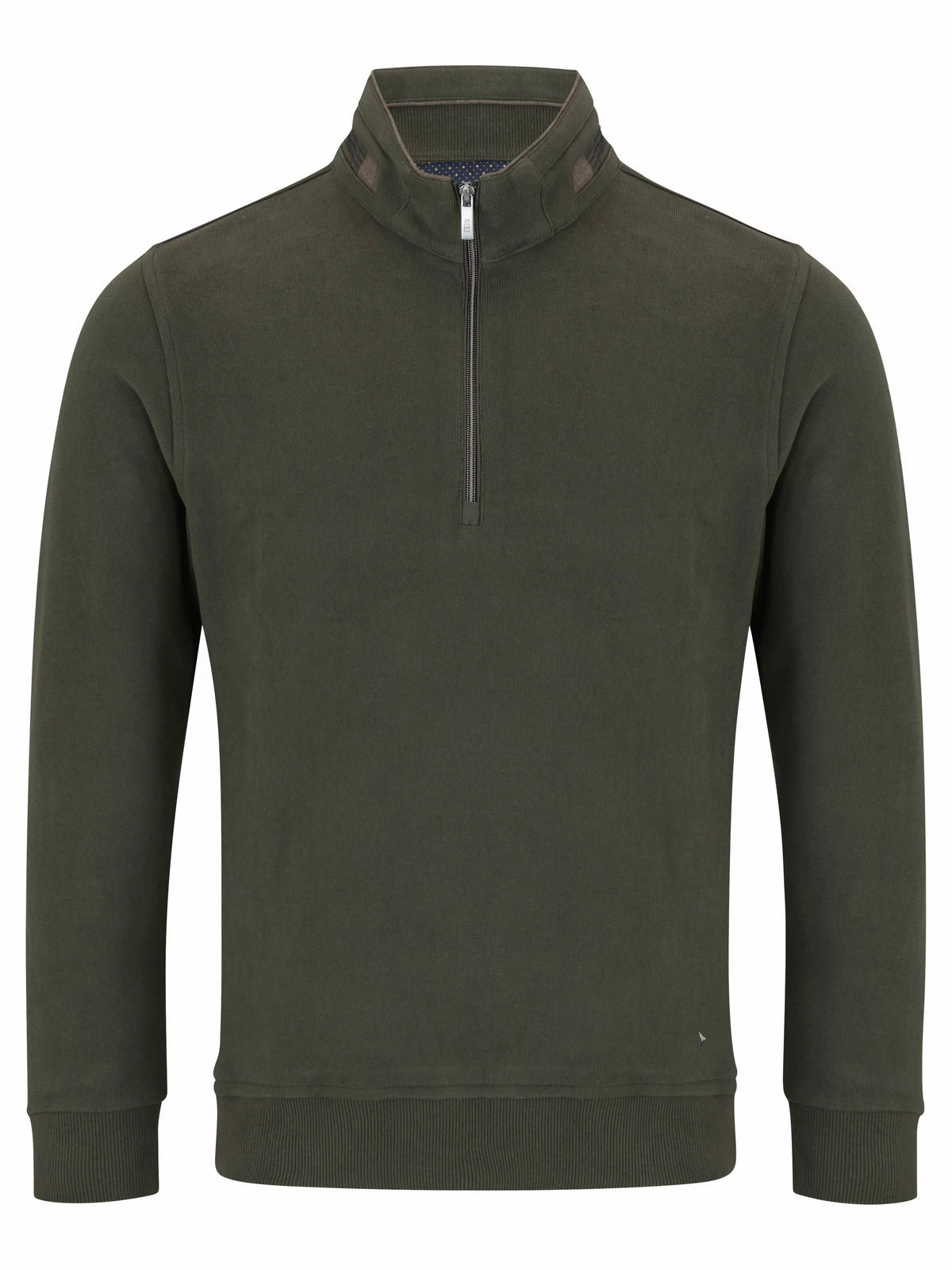Drifter light green long sleeve polo sweatshirt