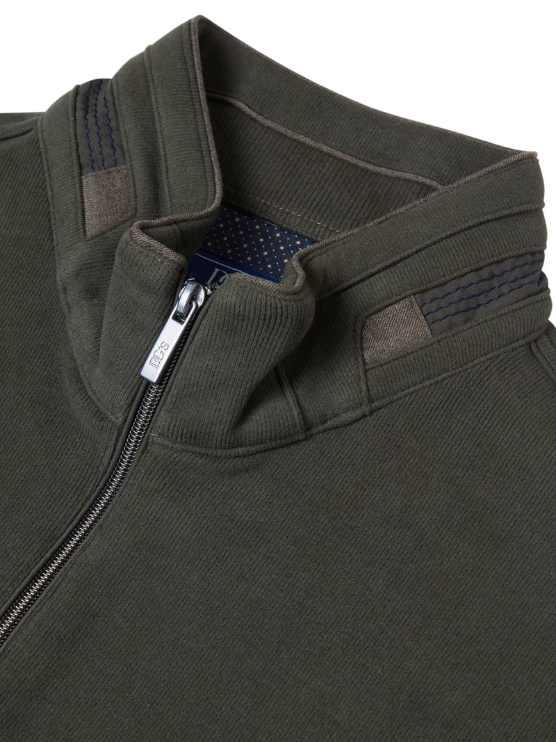 Drifter light green long sleeves polo sweatshirt