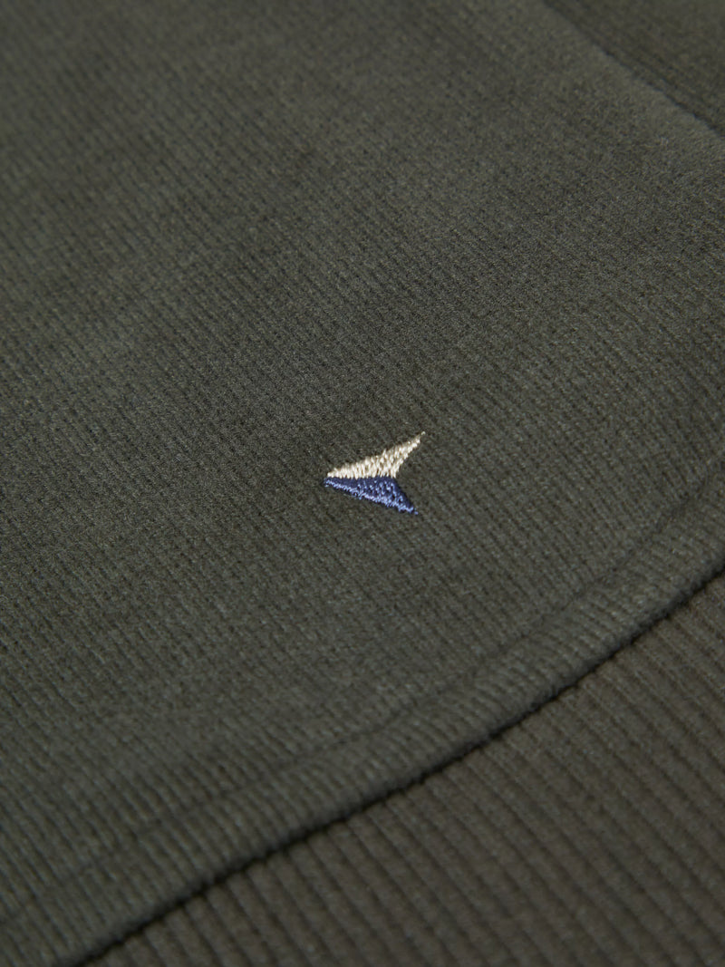 Drifter light green long sleeve polo sweatshirt