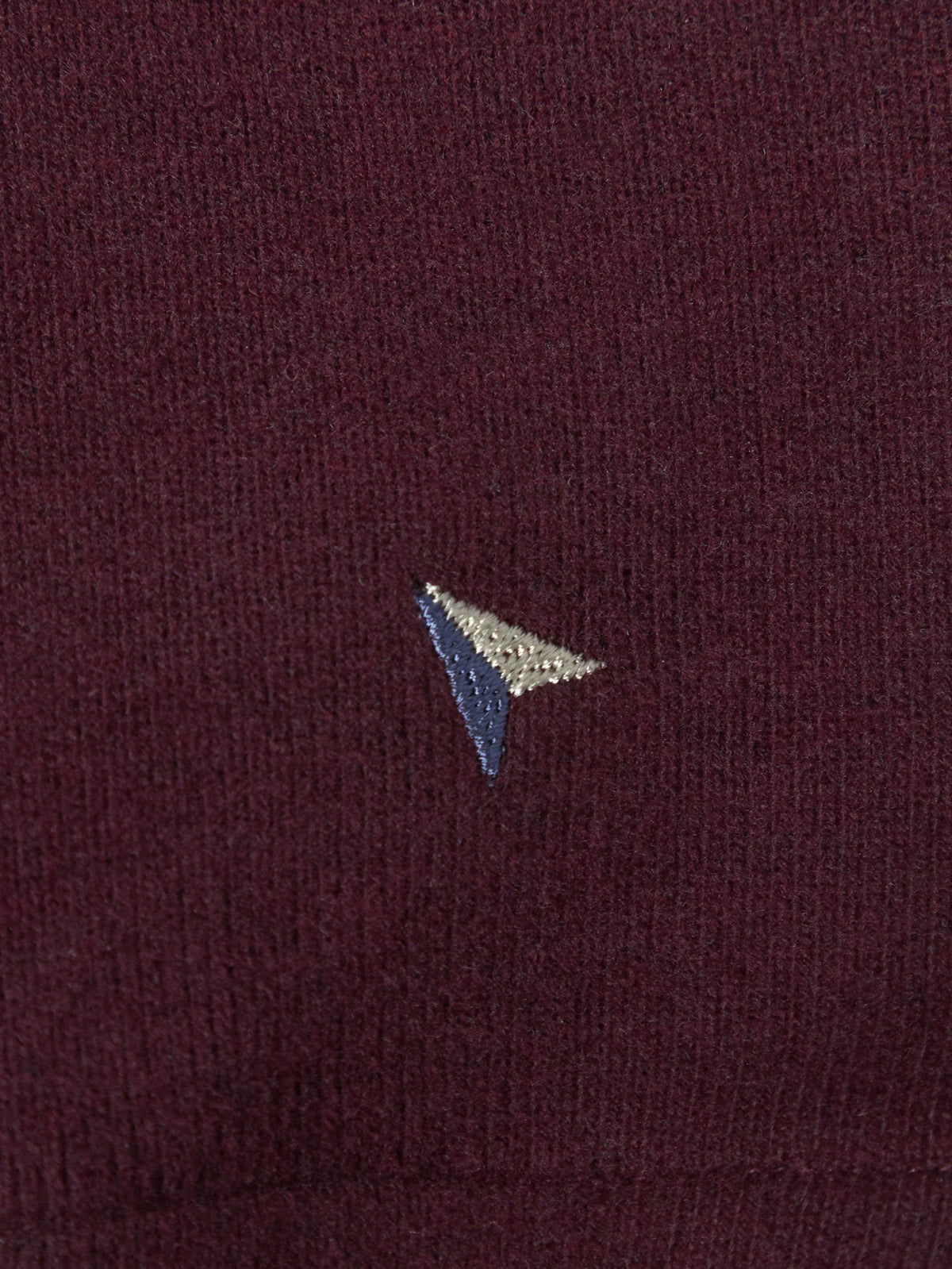 Drifter wine long sleeve polo sweatshirt