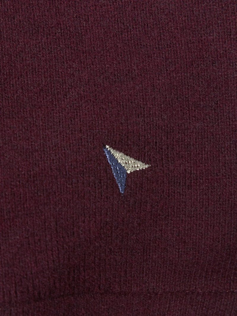 Drifter wine long sleeve polo sweatshirt