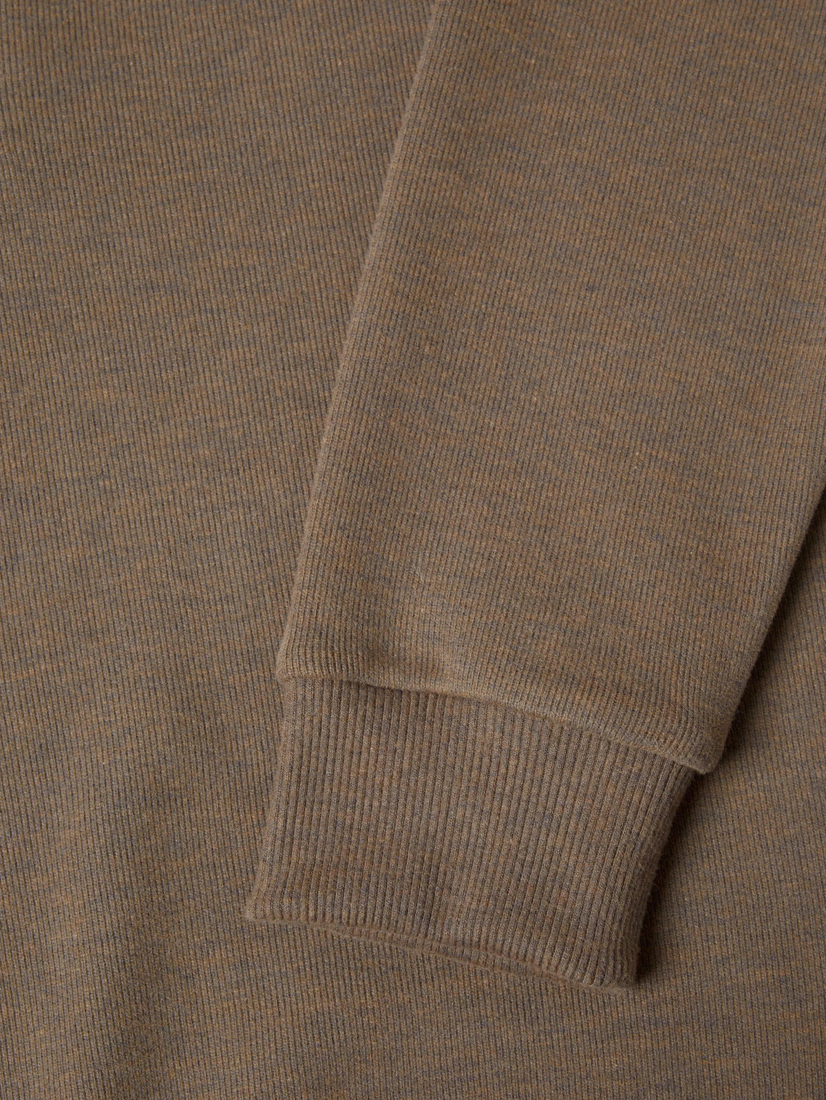 Drifter beige long sleeve polo sweatshirt