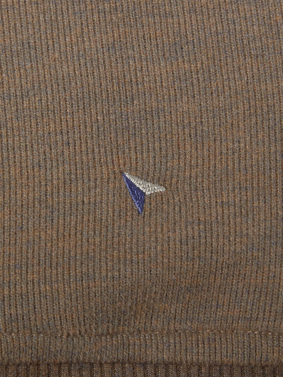 Drifter beige long sleeve polo sweatshirt