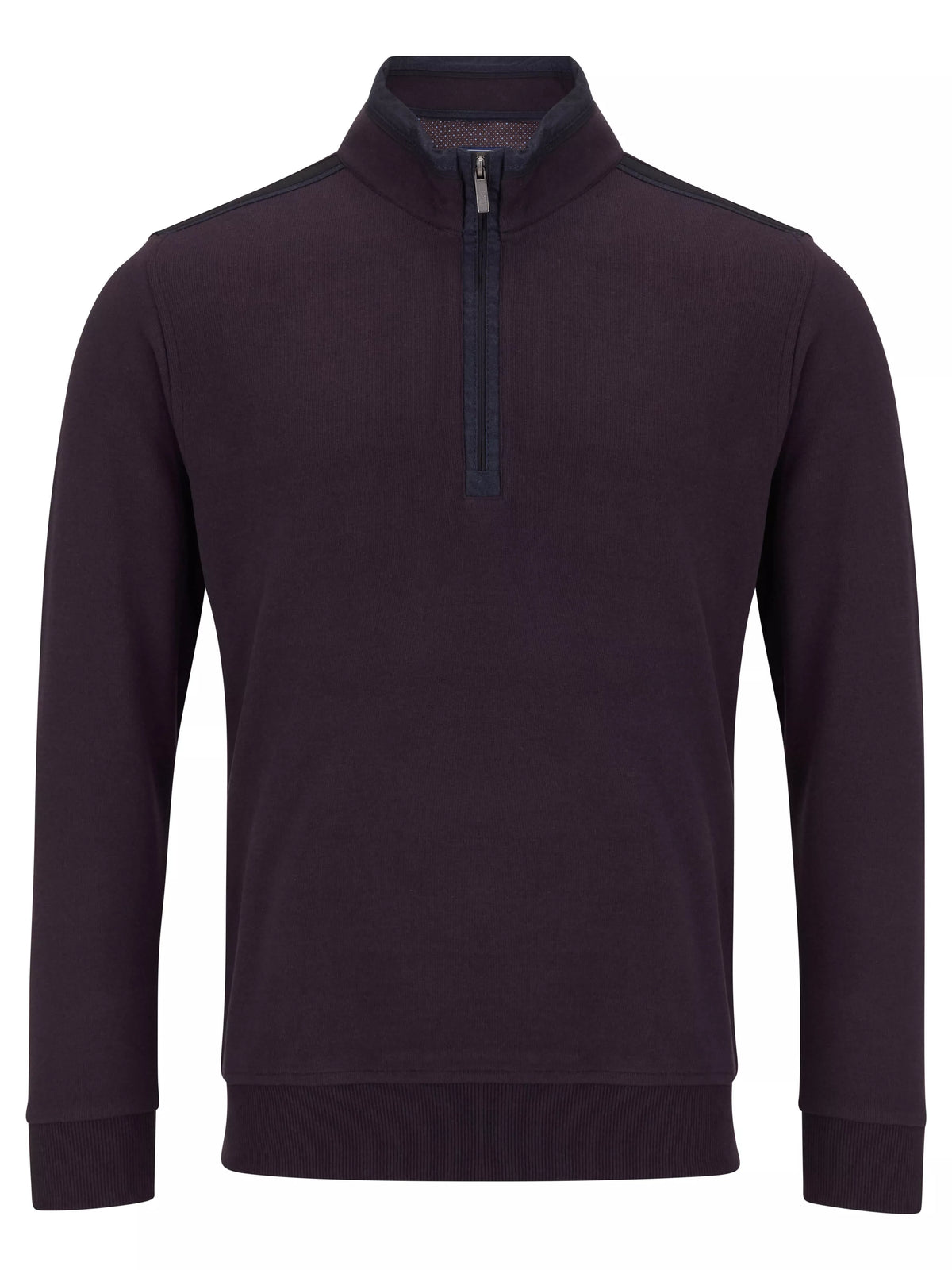 Drifter purple long sleeve polo sweatshirt