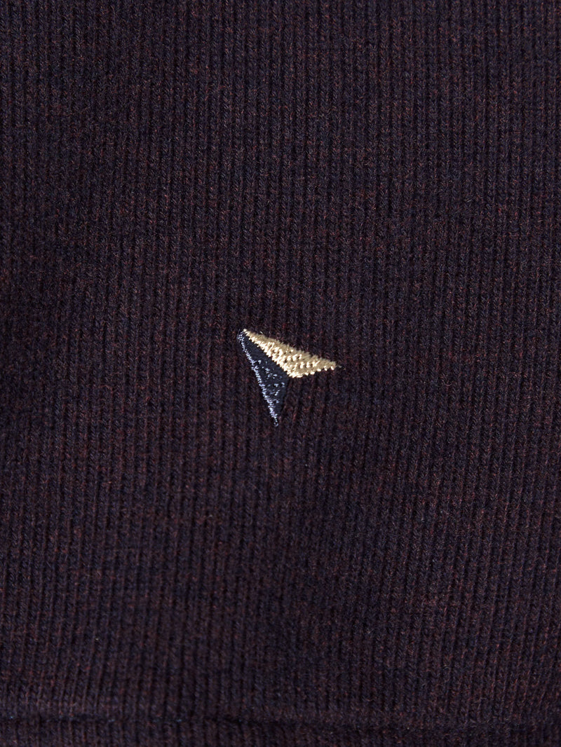 Drifter purple long sleeve polo sweatshirt