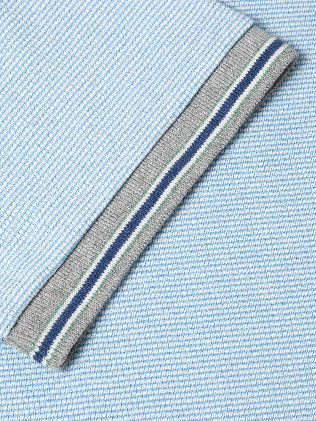 Drifter blue pique polo