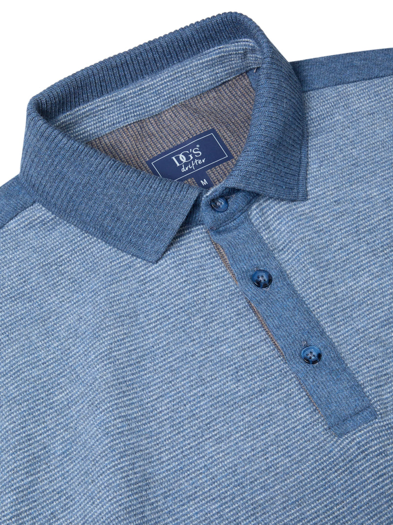 Drifter blue polo sweatshirt