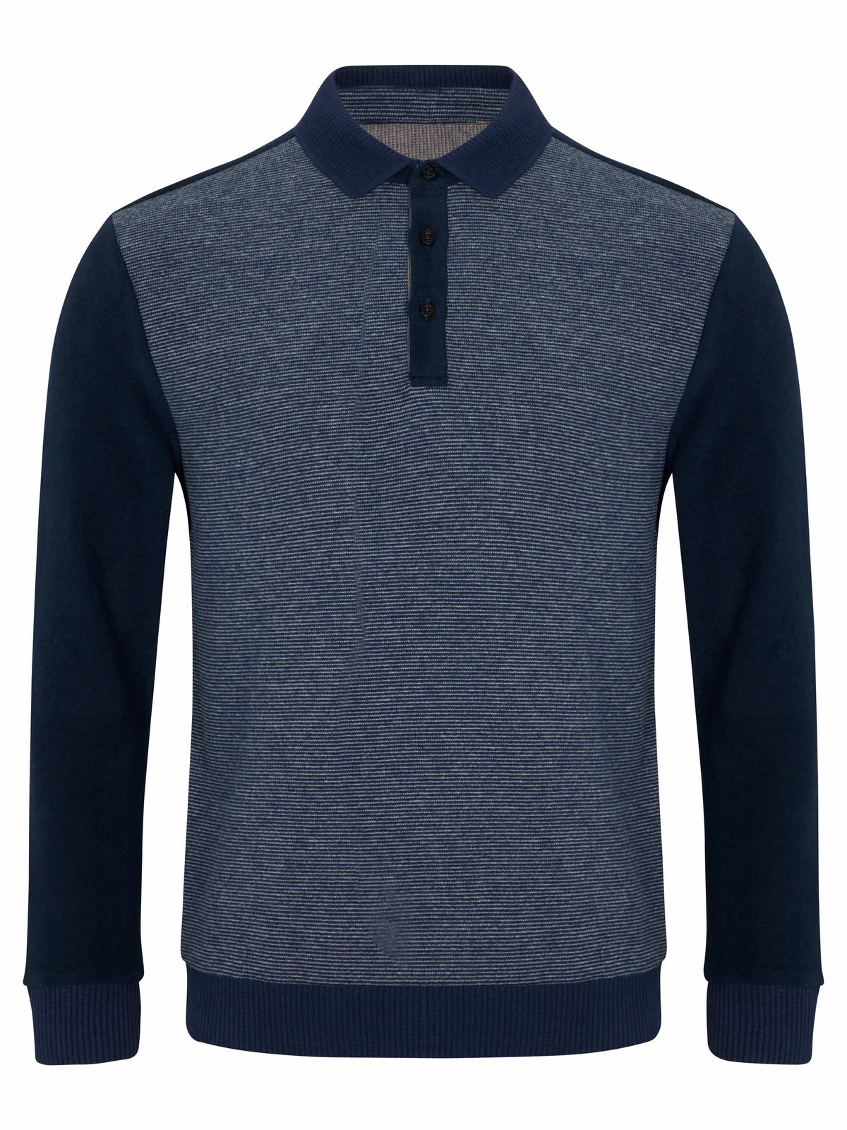 Drifter navy polo sweatshirt