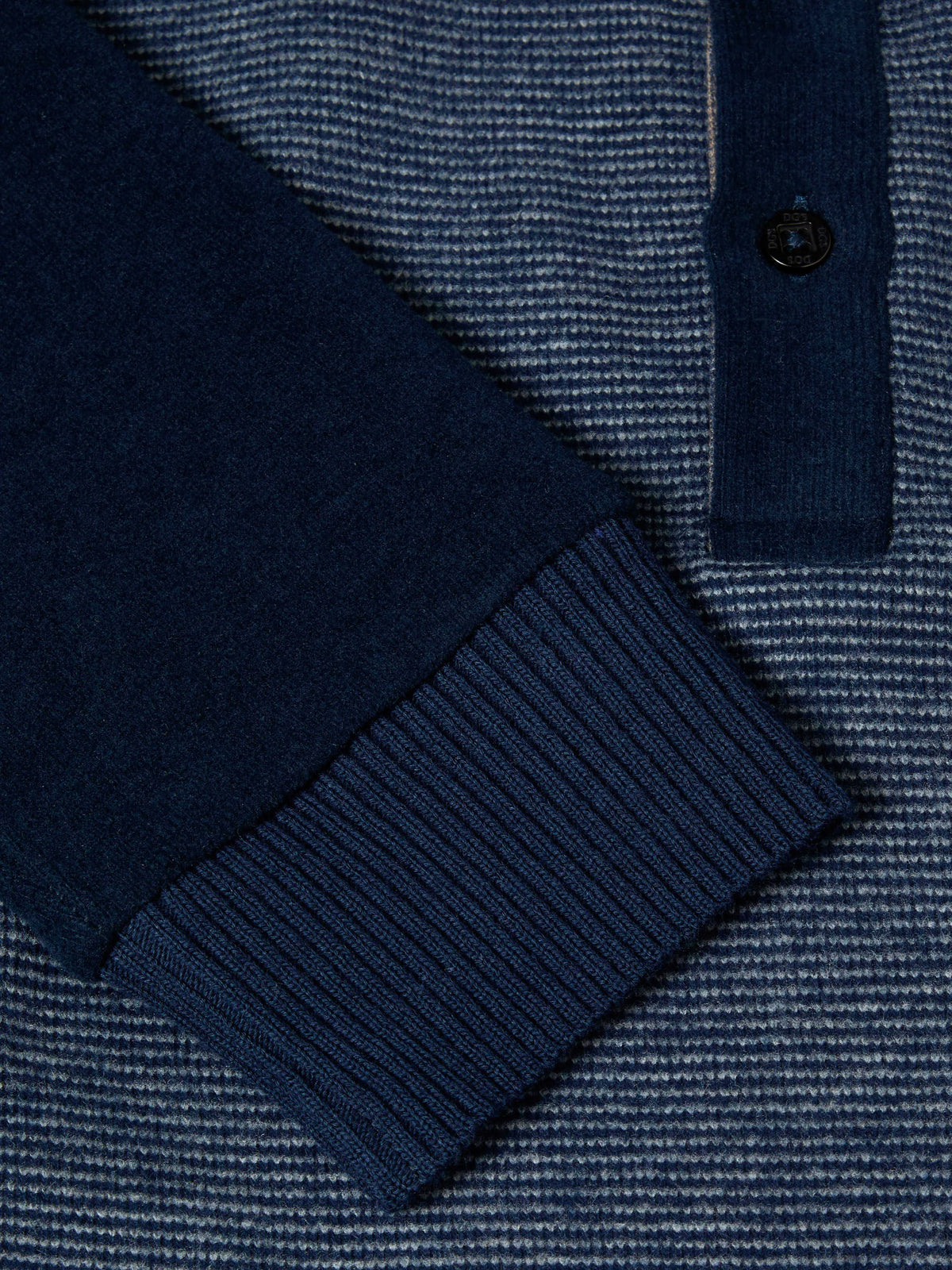 Drifter navy polo sweatshirt