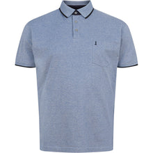 Load image into Gallery viewer, North 56.4 light blue pique polo
