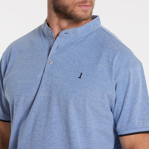 North 56.4 grandad style polo shirt