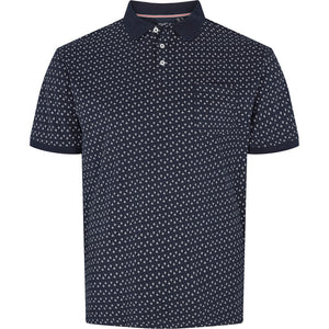 North 56.4 navy pique polo