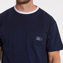 Load image into Gallery viewer, North 56.4 navy t-shirt with pocket
