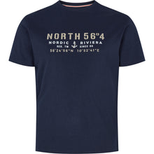 Load image into Gallery viewer, North 56.4 navy t-shirt

