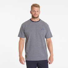 Load image into Gallery viewer, North 56.4 navy striped t-shirt
