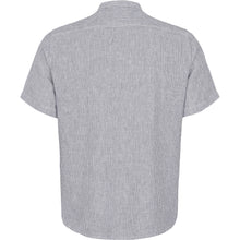 Load image into Gallery viewer, North 56.4 grey striped grandfather shirt
