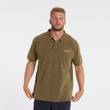 Load image into Gallery viewer, North 56.4 green pique polo
