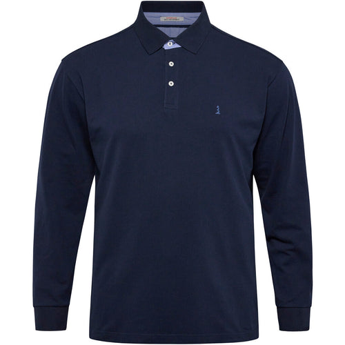 North 56.4 navy long sleeve polo