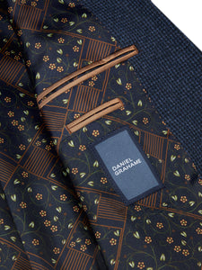 Daniel Grahame navy check jacket